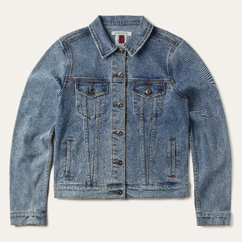 Warm and substantial Stretch Denim Jacket