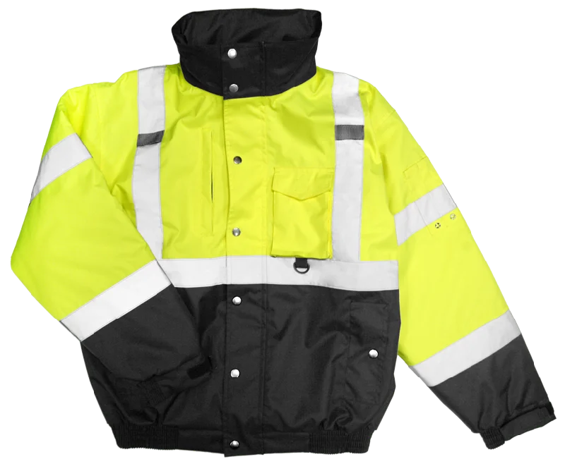 Stylish Wear Kishigo Hi-Vis Ripstop Bomber Jacket #JS130