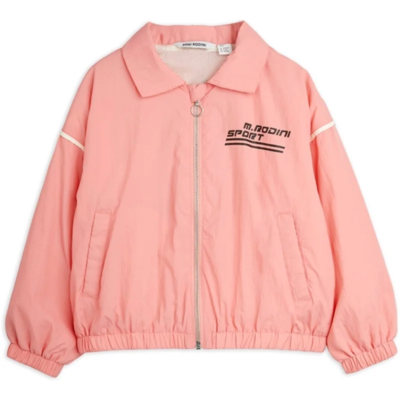 Street Show-off Style Mini Rodini Weight Lifting Sp Jacket Pink