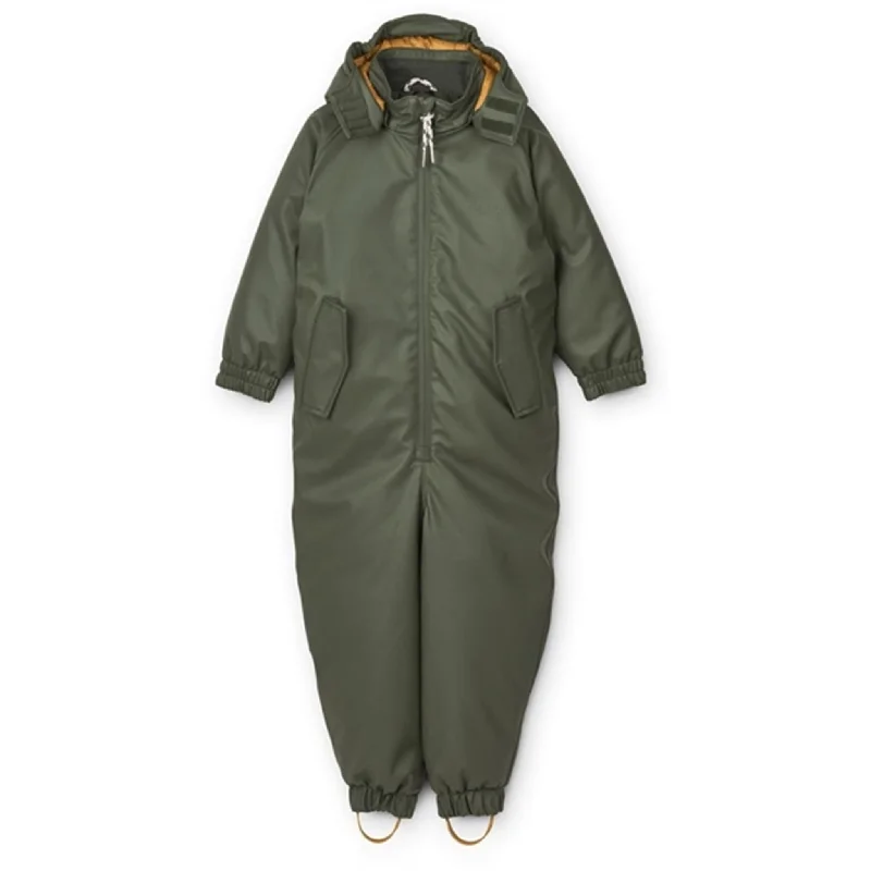 Casual Choice Liewood Nelly Rubber Snowsuit Hunter Green