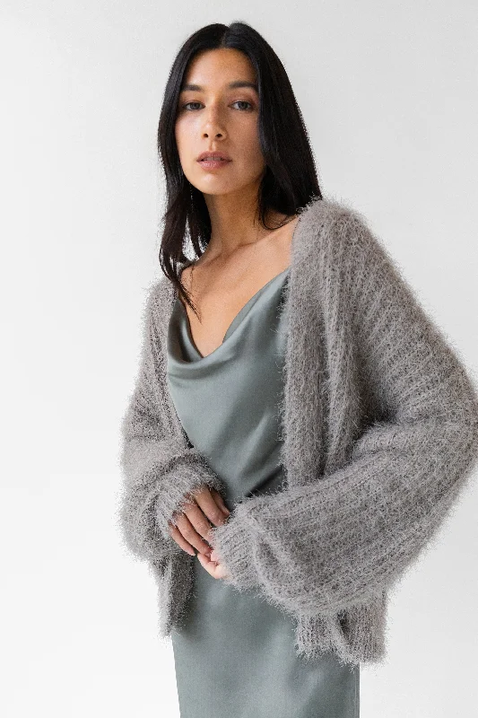 Classic Series FUZZY OPEN FRONT CARDIGAN