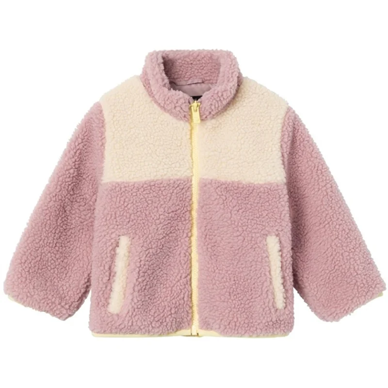 Windbreaker fashion Name it Burnished Lilac Melo Teddy Jacket