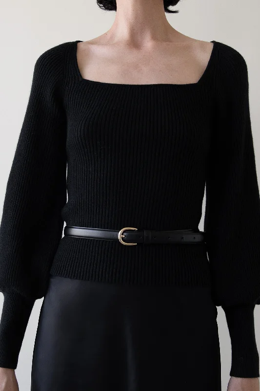 Personalized Wear SQUARE NECK SWEATER