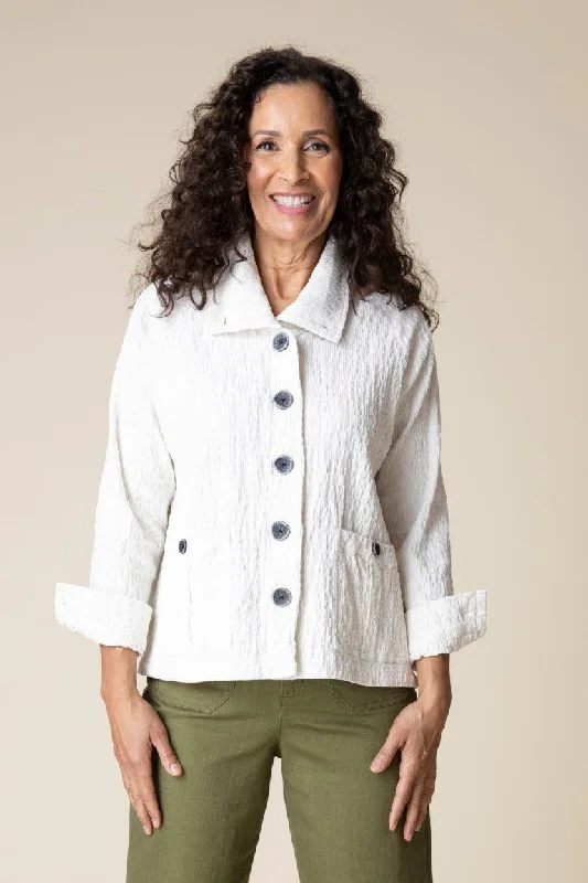 Fashion Style Rustic Stretch Corduroy Cargo Jacket