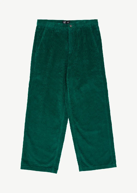 Sweet Breath AFENDS Mens Pablo Union - Corduroy Baggy Pants - Emerald