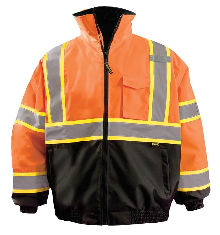 Versatile Style Occunomix Black Bottom 2-in-1 X Back Bomber Jacket
