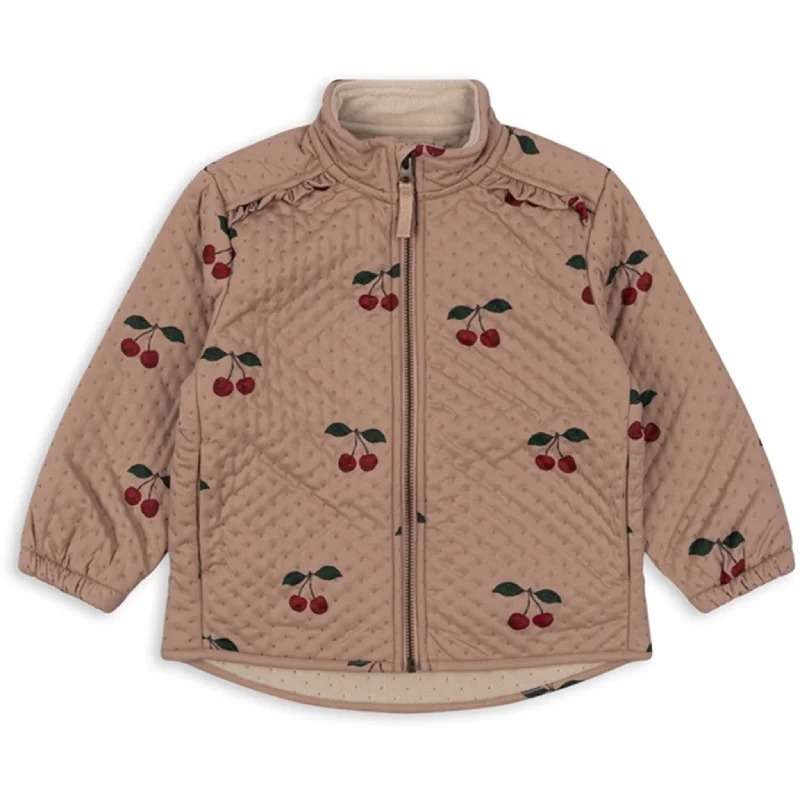 Personalized Design Konges Sløjd Frill Ma Grande Cerise Blush Thermo Jacket