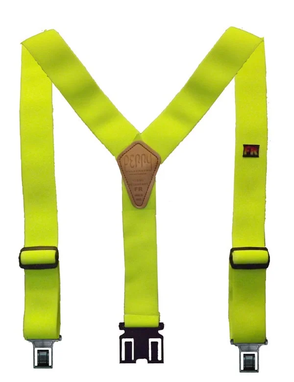 Sports Jacket Perry Flame Retardant Suspenders- Lime