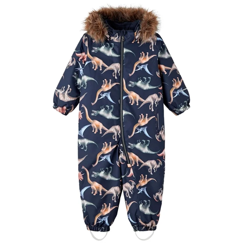 Warm Comfort Name it Dark Sapphire Snow Snowsuit Dino Dream Noos