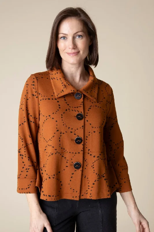 Body Design Jacquard Retro Jacket