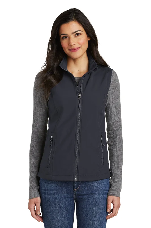 Must-have For Fashion Port Authority Womens Core Wind & Water Resistant Full Zip Vest - Battleship Grey