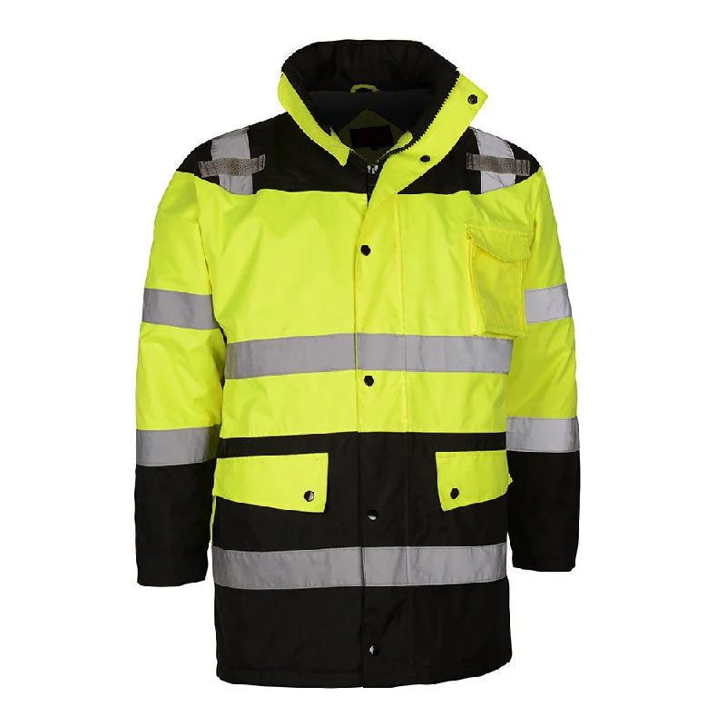 Soft Fabrics GSS Safety Class 3 Waterproof Fleece-Lined Parka Jacket