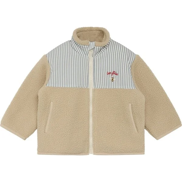 Innovative Design Flöss Bruce Fleece Jacket Blue Stripe/Sand