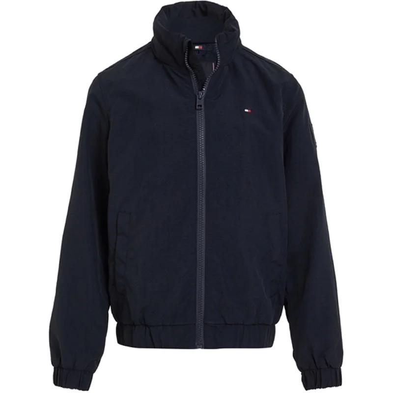 Stand-up collar design Tommy Hilfiger Essential Jacket Desert Sky