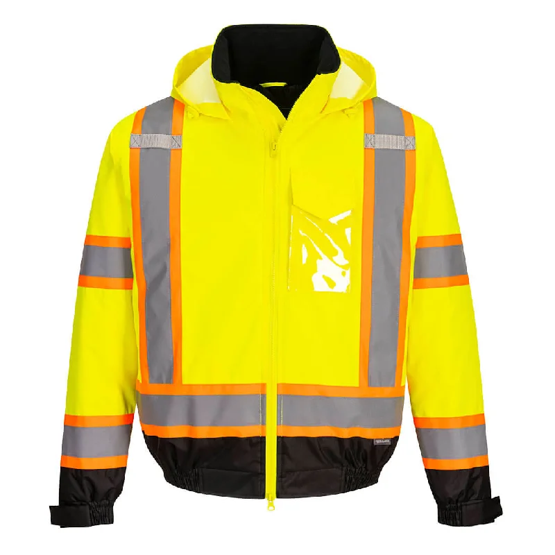 Relaxed Fashion Portwest Hi-Vis X Back Contrast Tape Winter Bomber Jacket