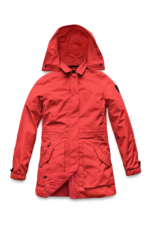Black And White Style Terra Women's Thigh Length Jacket
