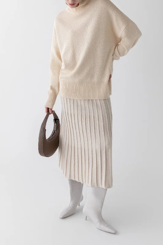 Personal Design MIDI KNIT SWEATER SKIRT