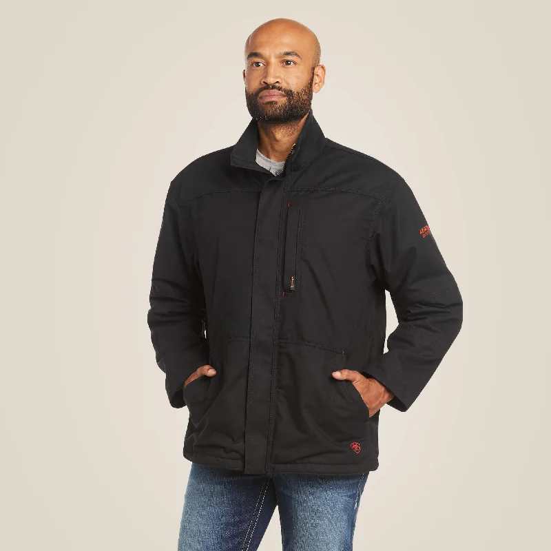 Street Personality Style Ariat FR Workhorse Insulated Jacket Black #10024028