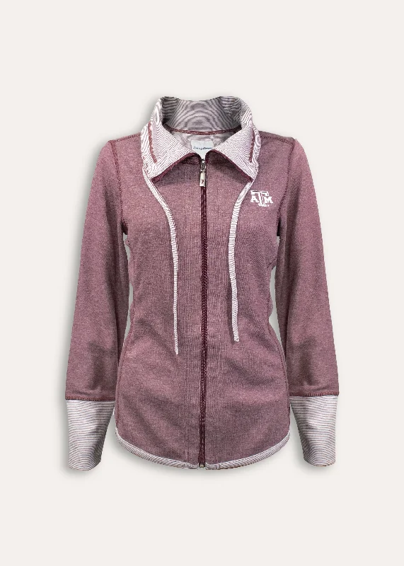 Elegant And Casual Texas A&M Tommy Bahama Sport Sun Fade Full Zip