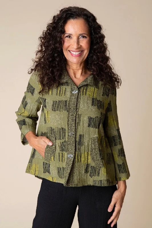 Single item design Express Travel Fine Lines Pleat Back Jacket