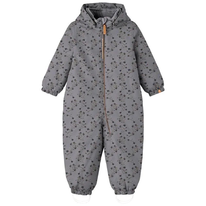 Retro Style Lil'Atelier Wet Weather Lasnow Snowsuit AOP