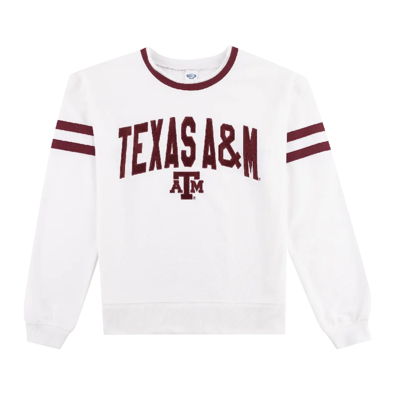 Body Design Texas A&M Maroon Stripe Sweatshirt