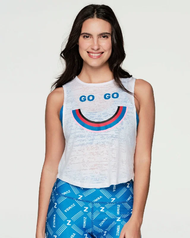Spring Fashion Retro Beat Crop Tank