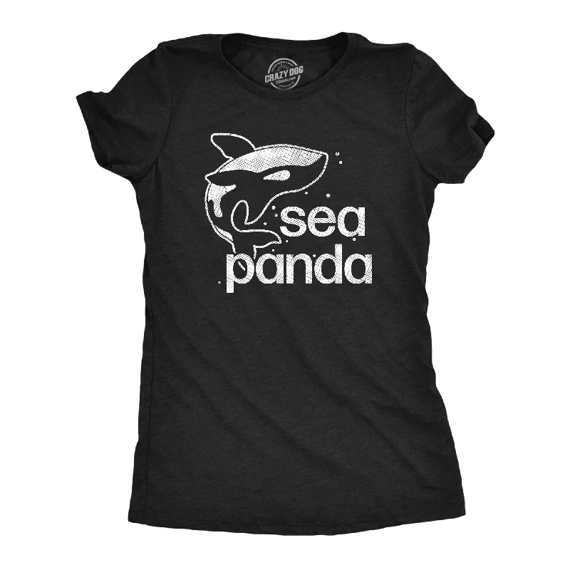 Sporty Elegance Sea Panda Women's T Shirt