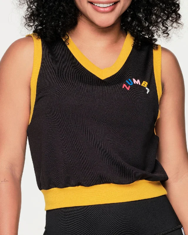 British Fashion Zumba Retro Sweater Vest