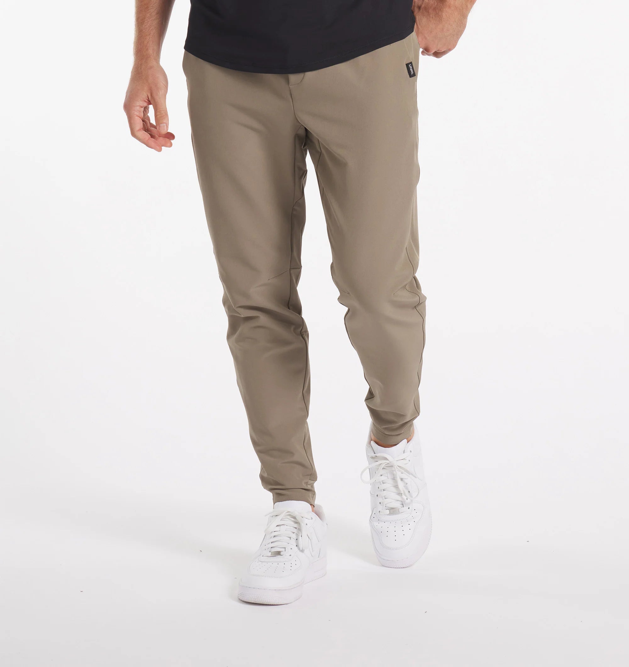 Comfortable down Men's UNRL Performance Pant | Taupe