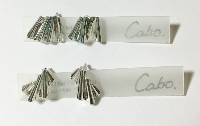 Smart Casuals CABO | Earrings | Mermaid's Tail Collection | Silver Earrings | Silver