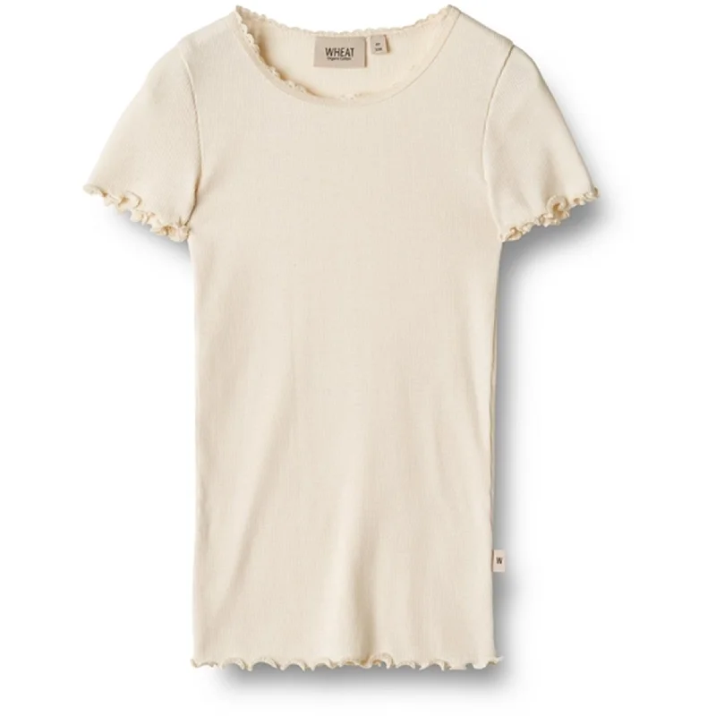 Easygoing Fashion Wheat Cream Rib T-shirt Katie