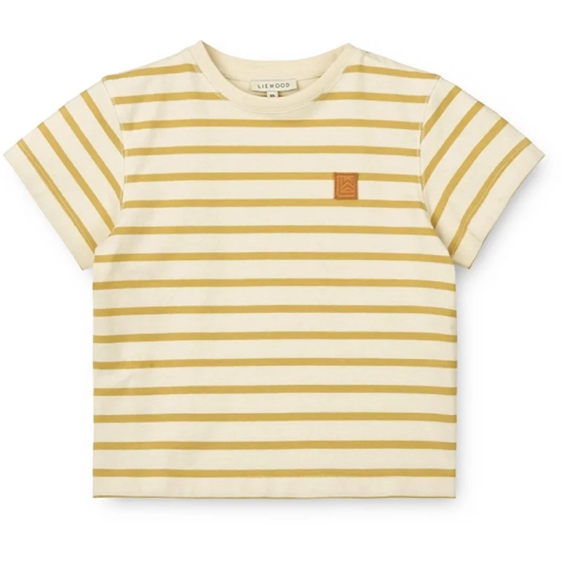 Energy Wear Liewood Y/D Stripe Creme De La Creme/Crispy Corn Sixten Stripe T-shirt