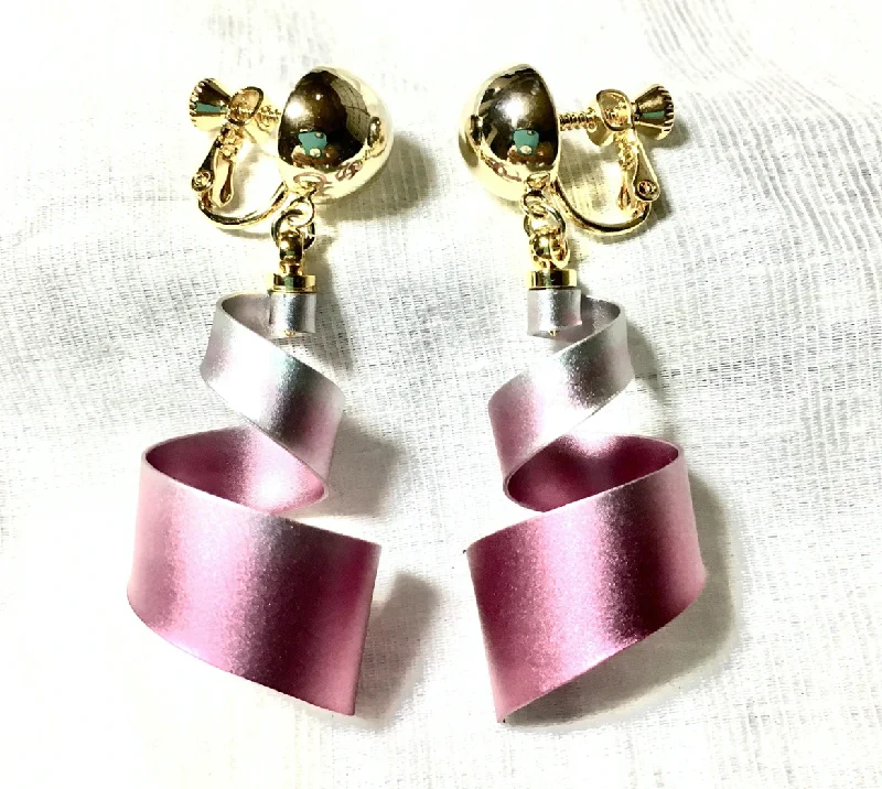 Simple Style CABO | Earring | Conch Earrings - Pink / Silver