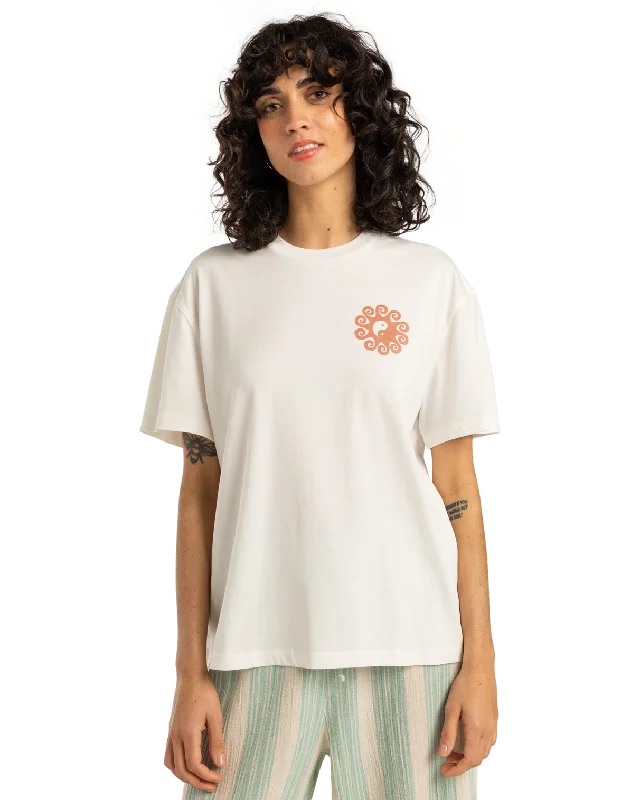 Cute Design Sunshine Living T-Shirt in Salt Crystal