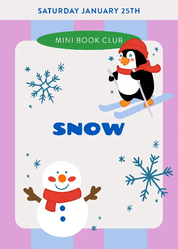 Fresh And Natural Snow Story Time With Connections Academics 1/25
