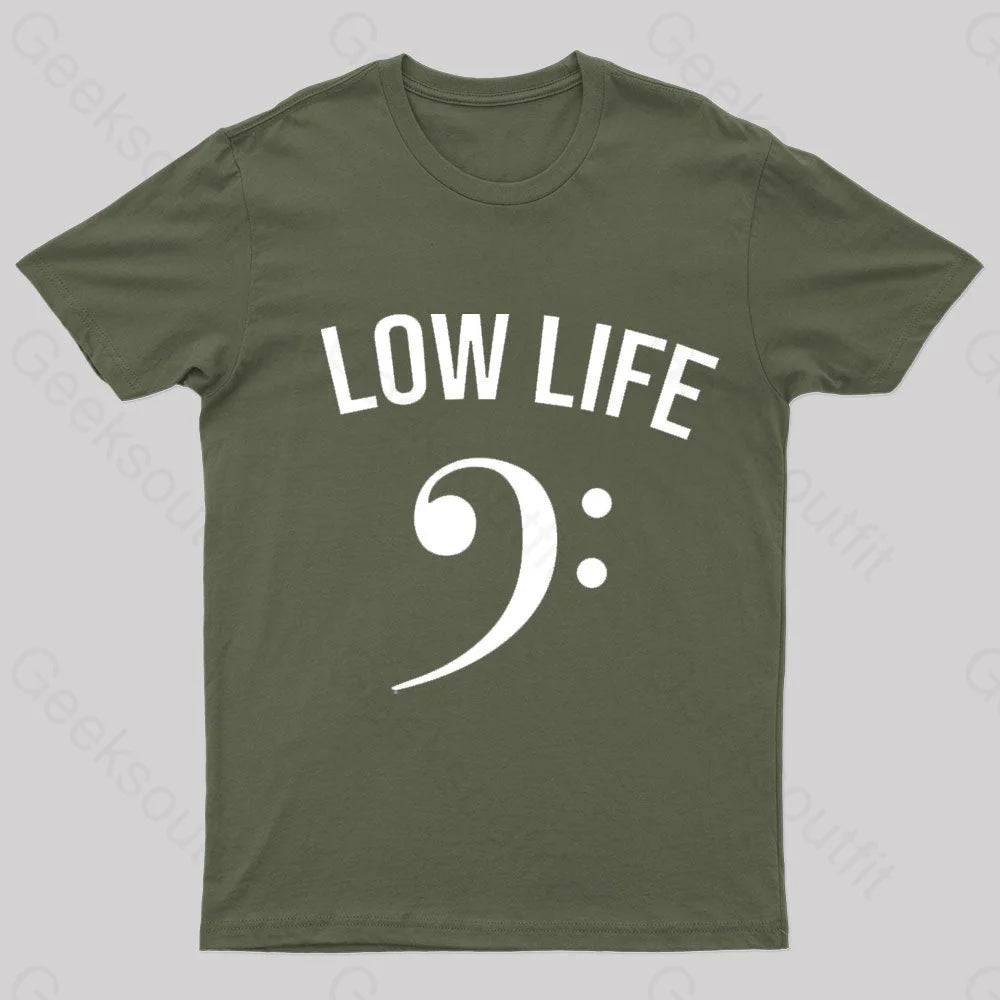 Breathable Style Low Life Geek T-Shirt