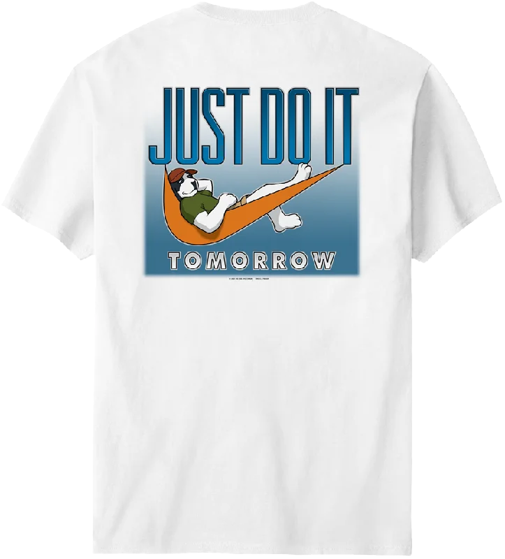 Comfortable Fashion Just Do It Tomorrow T-Shirt