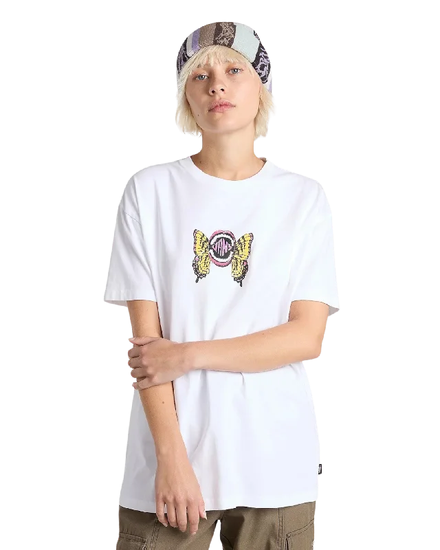 Elegant Design Ethereal Oversized T-Shirt in White