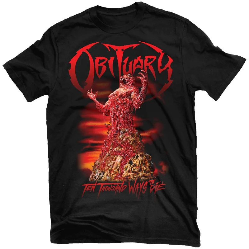 High-end Design Obituary "10000 Ways To Die" T-Shirt