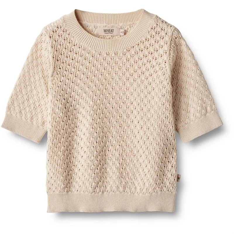 Style Design Wheat Sandshell Knit T-shirt Alva