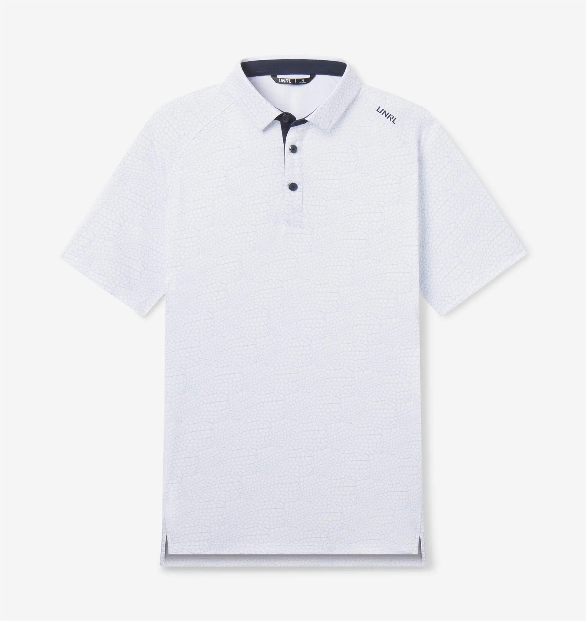 Casual Style Men's UNRL Cayman Polo | White/Navy