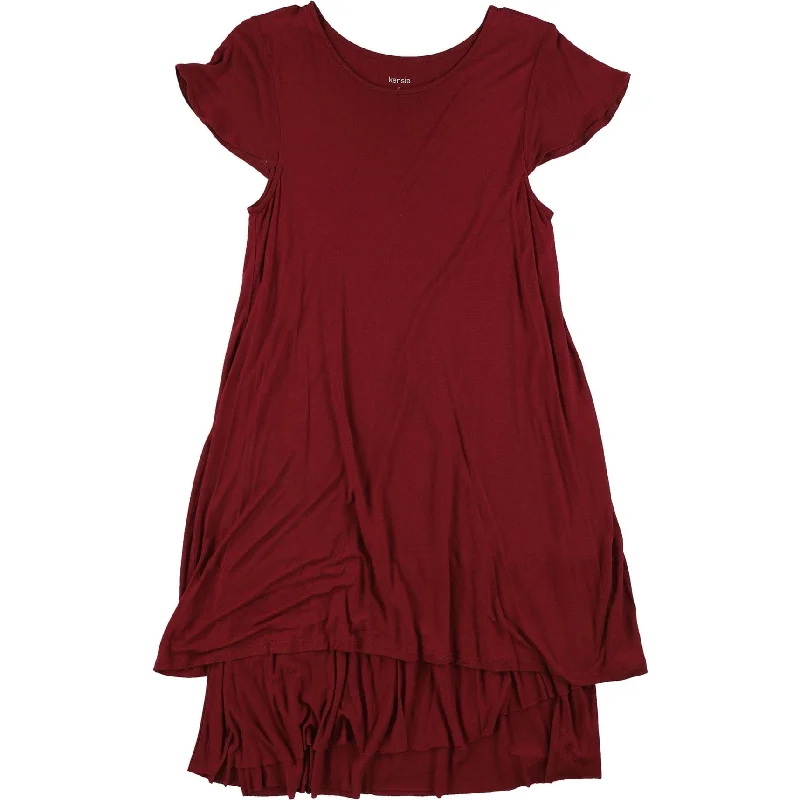 Warm and substantial Kensie Womens Heathe, Red, Small