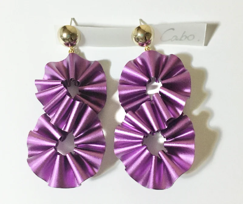 Cozy Vibes CABO | Mermaid's tail 8 Earrings | Purple(One color)
