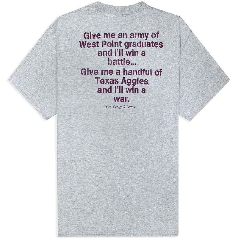 Casual And Versatile Texas A&M General Patton Quote T-Shirt