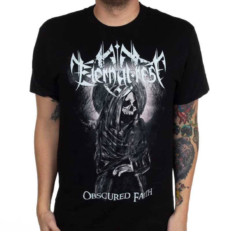 Street Vertical And Horizontal Design Eternal Rest "Obscured Faith" T-Shirt