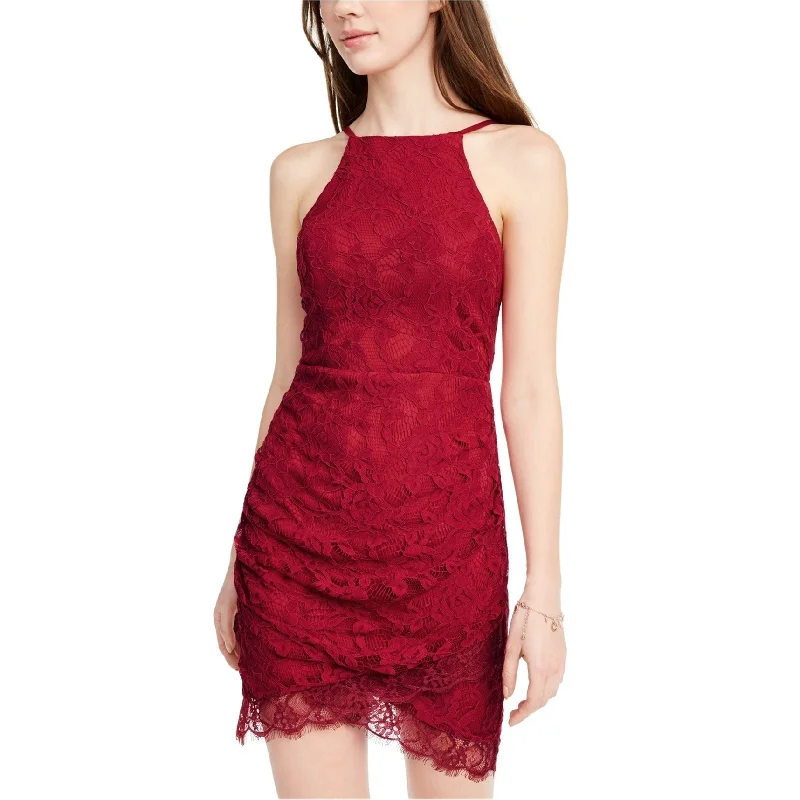 Boutique Recommendation Speechless Womens Lace Sheath Dress, Red, Large