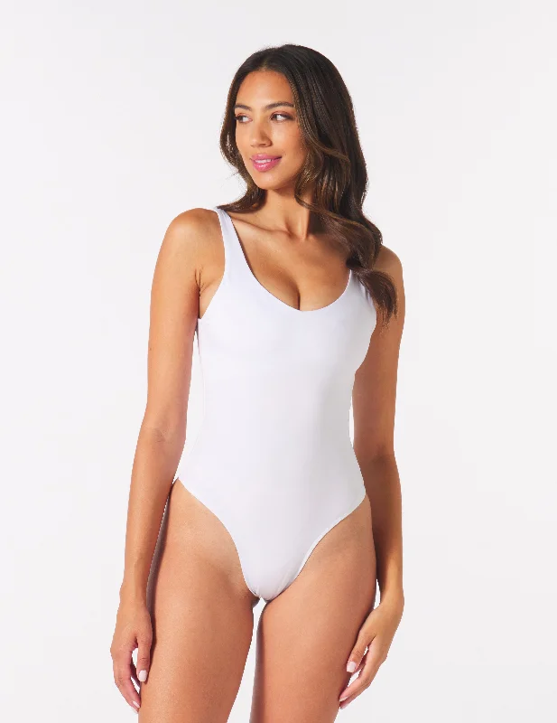 Carefree Style Sculpt Body Suit: White
