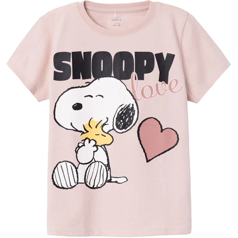 Sports Functional Style Name it Sepia Rose Nanni Snoopy T-Shirt Noos