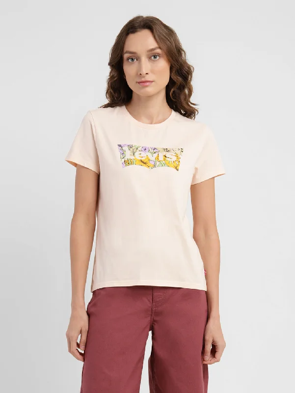 Sports Jumpsuit Women's Graphic Print Round Neck T-shirt
